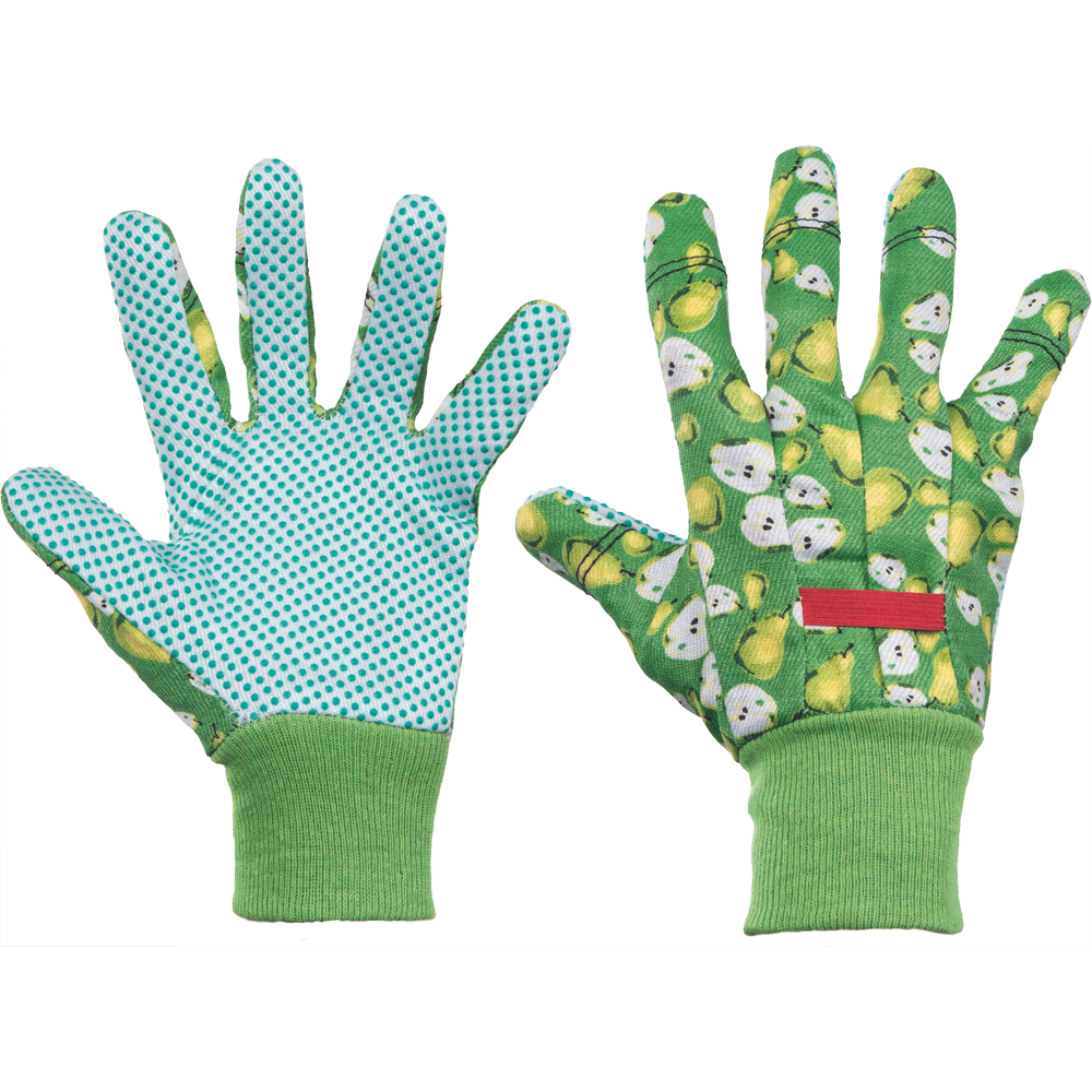 FAST FRUIT ruk. textil.s terčíkmi PVC Farba: Zelená, Veľkosť: 8