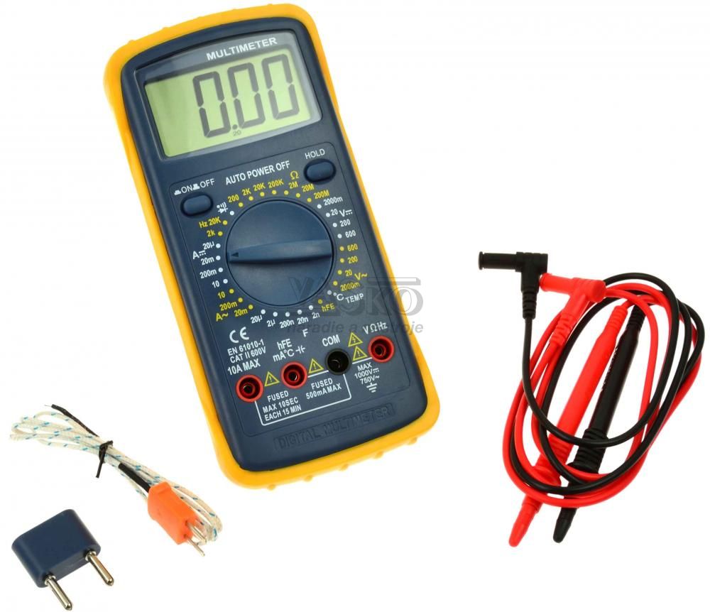 Digitálny multimeter PREMIUM 5808 so zvukovou signalizáciou, GEKO