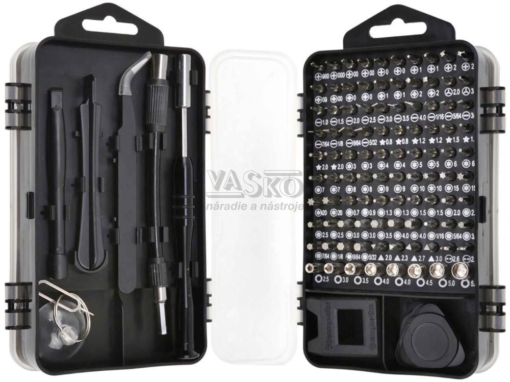 Sada bitov 1/4" s elastickým nadstavcom, 98-dielna, GEKO