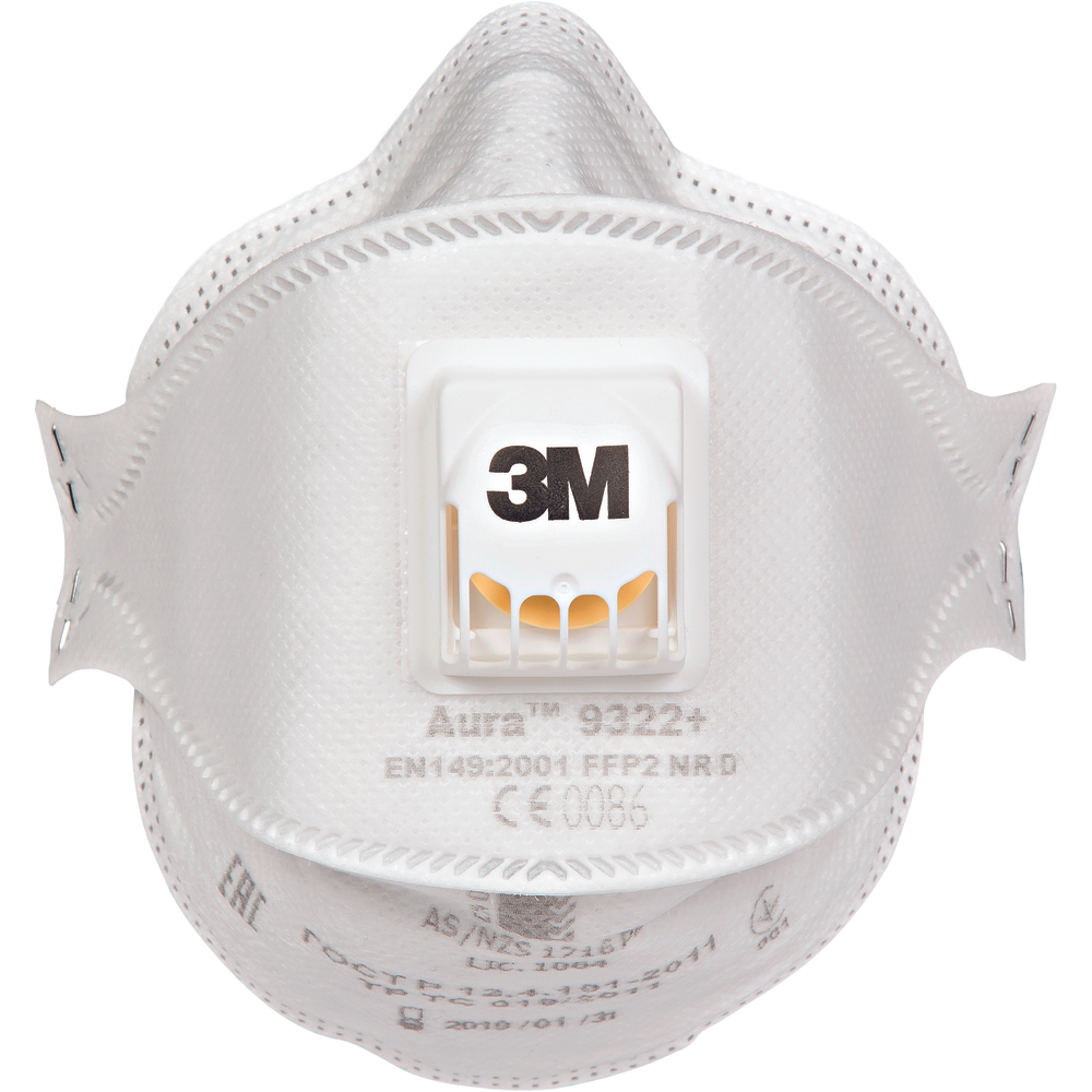 3M 9322+ resp.FFP2 vent. Aura 10/BAL