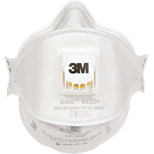 3M 9322+ resp.FFP2 vent. Aura 10/BAL