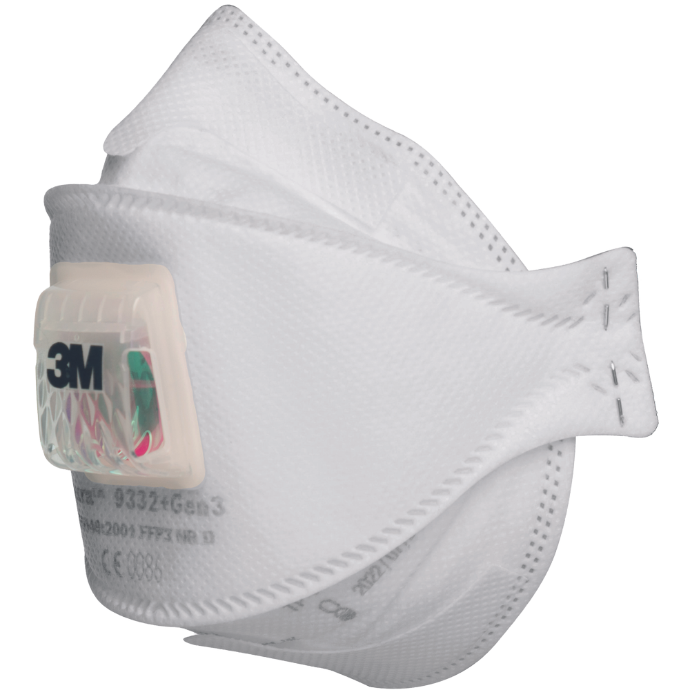 3M 9332+ GEN3 Aura Resp.FFP3 vent.10/BAL
