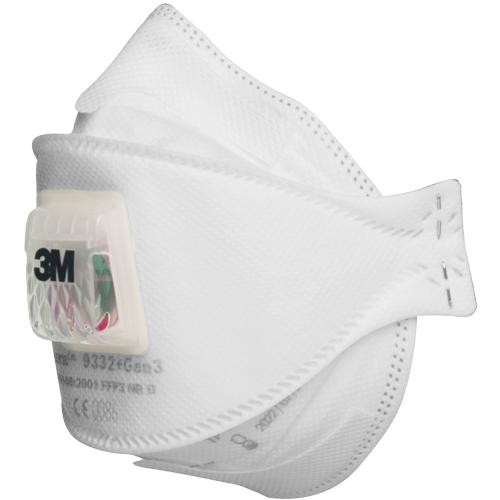 3M 9332+ GEN3 Aura Resp.FFP3 vent.10/BAL