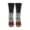 MERINO TREK Sock black/grey (Velikost 36-38)