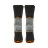 TREK Sock black/orange (Velikost 36-38)