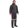 MAX VIVO LIGHT bunda (Farba čierna/oranžová, Veľkosť 4XL)
