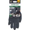 BUSTARD BLACK ruk.bavlna čierna+PVC terč (Farba -, Veľkosť 12)