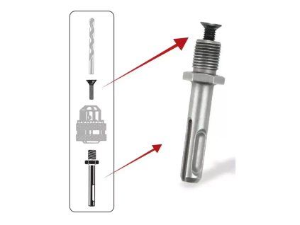 Adaptér SDS plus 1/2" 20UNF