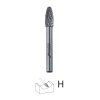 Plameňová stopková fréza H12x32mm, stopka 6 mm