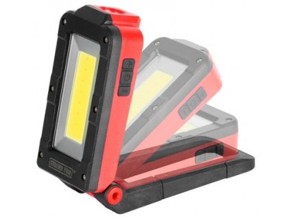 Svietidlo Strend Pro Worklight MWL539, LED 100+250 lm, COB 200 lm, 2200mAh, magnet, USB nabíjanie