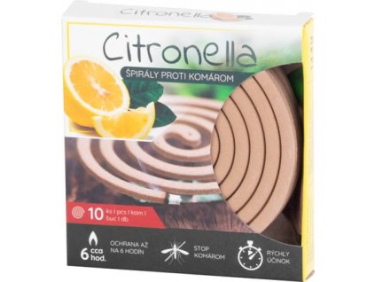 Sviečka Citronella, špirála, proti komárom