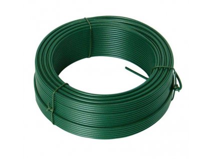 Drôt napínací PVC pr.3,4mmx26m zelený 42255