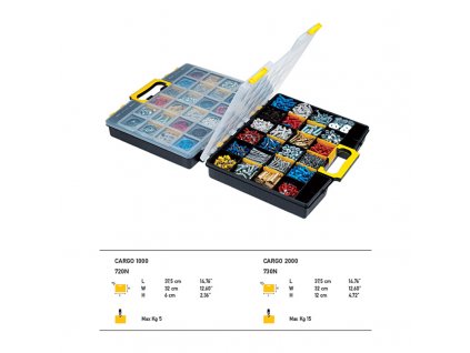 Organizer CARGO 2000 37,5x32x12 dvojkomorový 730N Italy