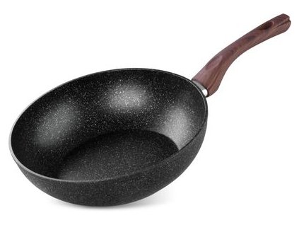 Panvica Wok MagicHome Black Marble Line, 28 cm