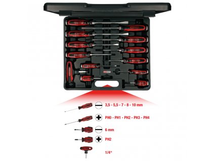 KsTools Sada úderových skrutkovačov 151.1150