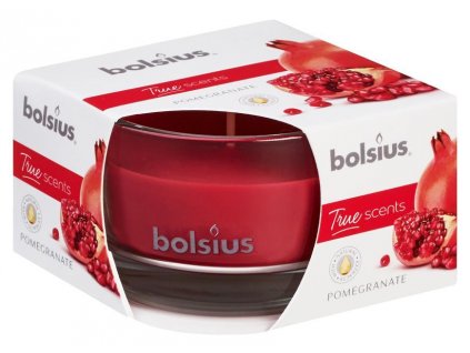 Sviecka bolsius Jar True Scents 50/80 mm, granátové jablko