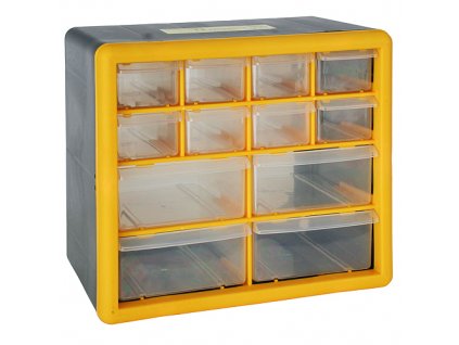 Organizer STREND PRO SBx3045-B, 12 zásuvkový, 265x160x235 mm, max. 12 kg