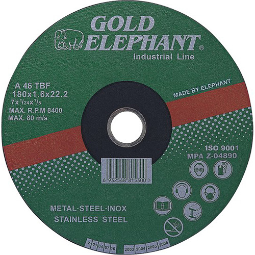 Kotuc Gold Elephant 41AA 115x1,0x22,2 mm, kov, oceľ, inox, nerez A46TBF