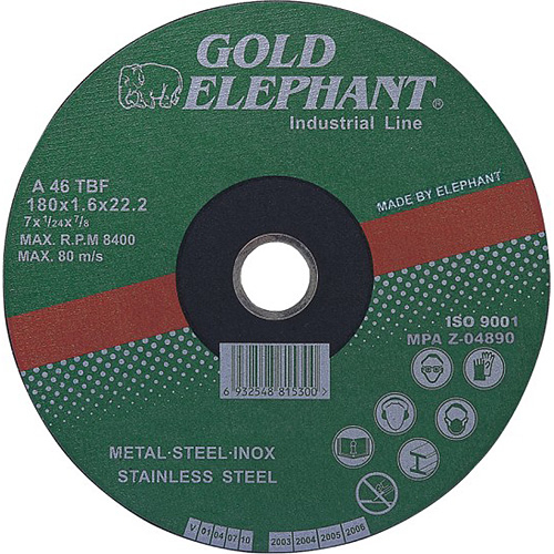 Kotuc Gold Elephant 41AA 115x1,6x22,2 mm, kov, oceľ, inox, nerez A46TBF