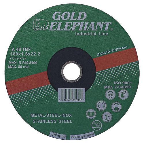 Kotuc Gold Elephant 41AA 125x1,0x22,2 mm, kov, oceľ, inox, nerez A46TBF