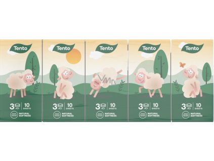 Hygienické vreckovky Kids Ovca 3 vrstvové
