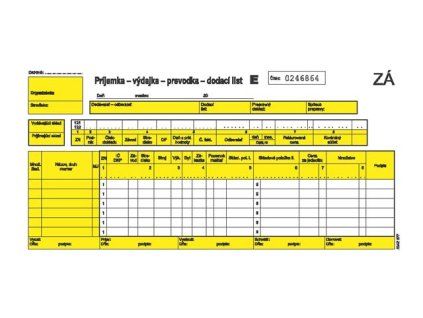 Príjemka výdajka-prevodka -dod.list 277