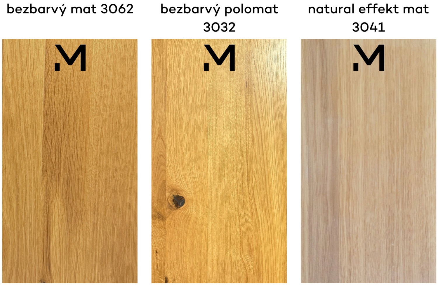 Odstíny nátěrů dřeva