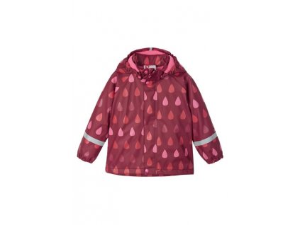 Dětská bunda do deště Reima Koski - Jam red
