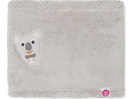 Dětský plyšový nákrčník Affenzahn Childrens Scarf Karla Koala - grey