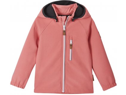 Dětská softshellová bunda Reima Vantti-Pink coral