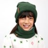 Dětská zimní čepice Affenzahn Long beanie Forest- green