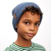 Dětská zimní čepice Affenzahn Long beanie Creek- blue