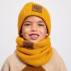 Dětská zimní šála Affenzahn Loopscarf Cotton Tiger- yellow