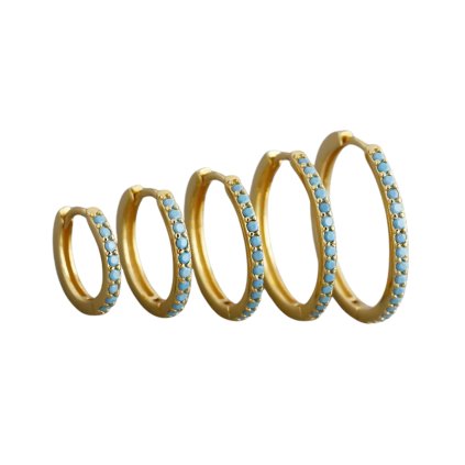 11750 stribrne nausnice barica 20 mm pozlacene majya cz