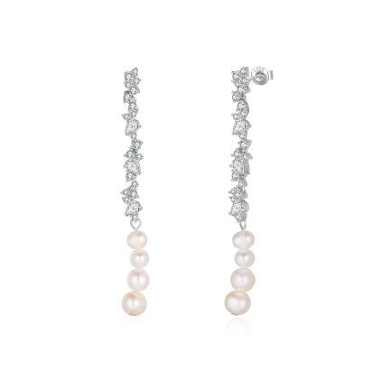 11694 stribrne nausnice damiani majya cz 3