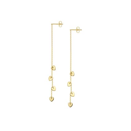 11968 stribrne nausnice liviane pozlacene majya cz