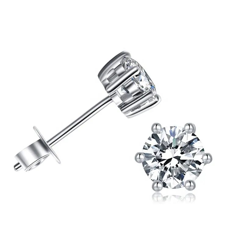 10524 Stříbrné náušnice CELINE 3 mm