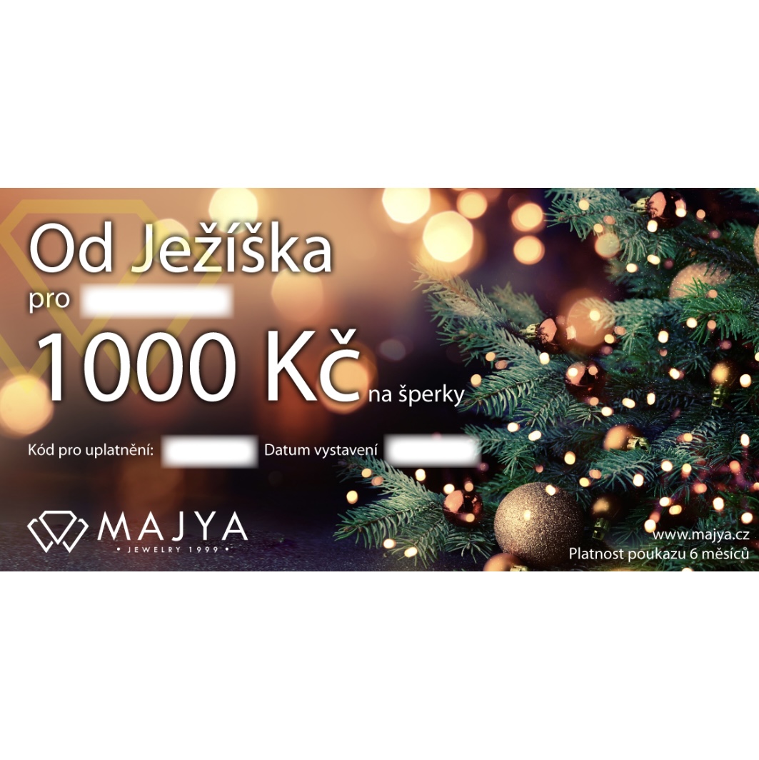 10552 Elektronický dárkový poukaz NA VÁNOCE Hodnota: 1000 Kč