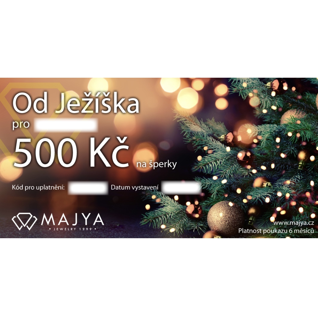 10552 Elektronický dárkový poukaz NA VÁNOCE Hodnota: 500 Kč