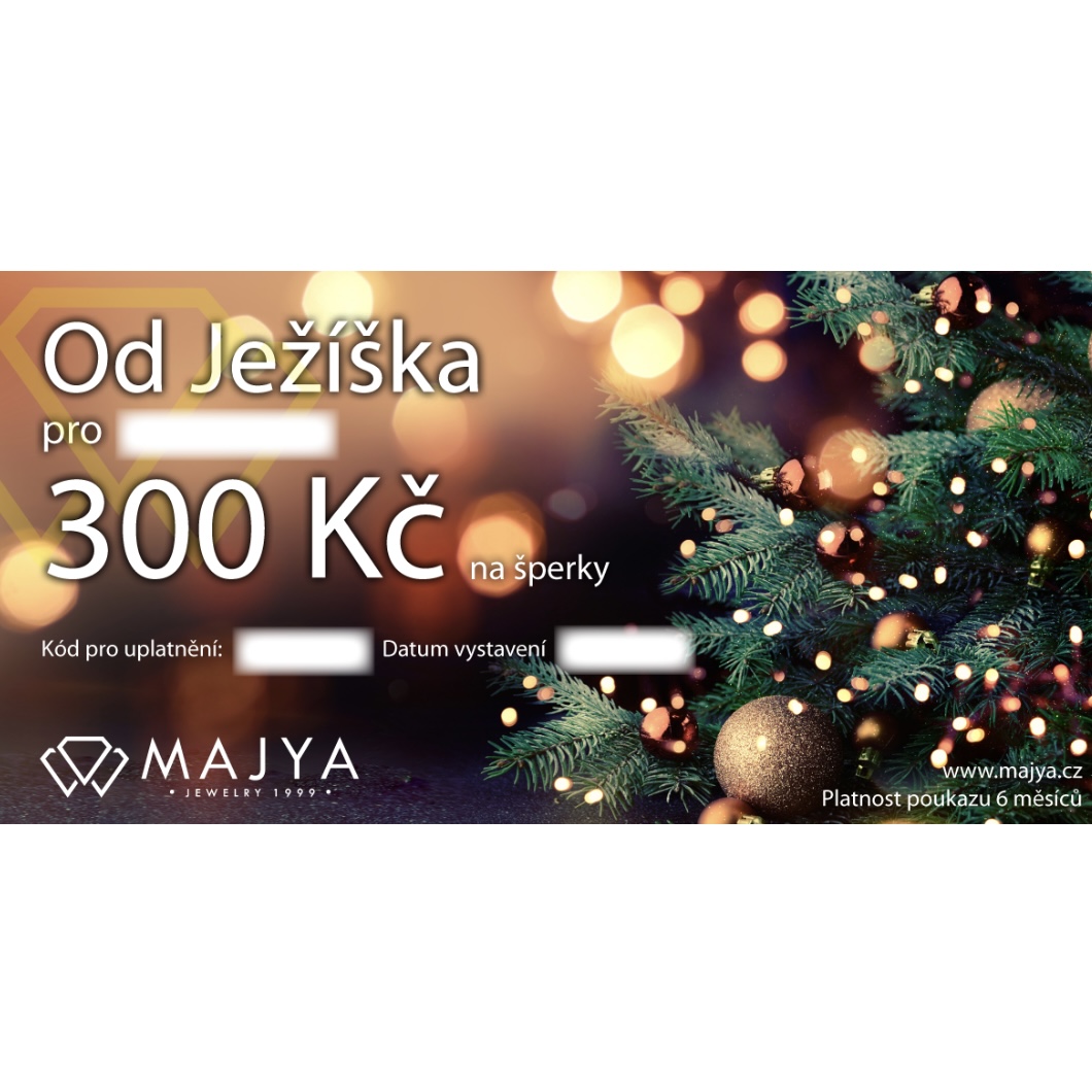 10552 Elektronický dárkový poukaz NA VÁNOCE Hodnota: 300 Kč