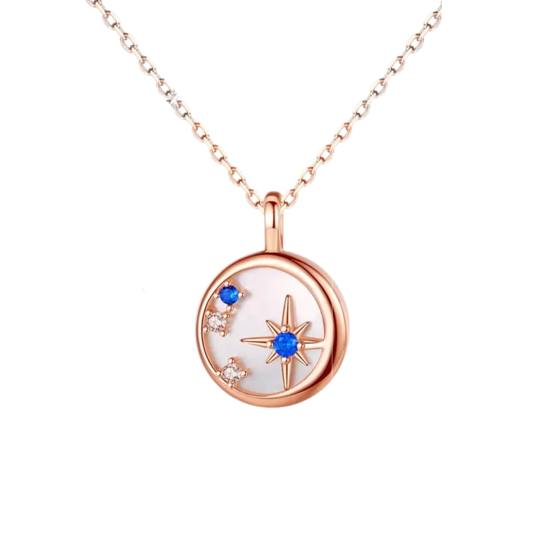 11758 Stříbrný řetízek s přívěskem MY STAR rose