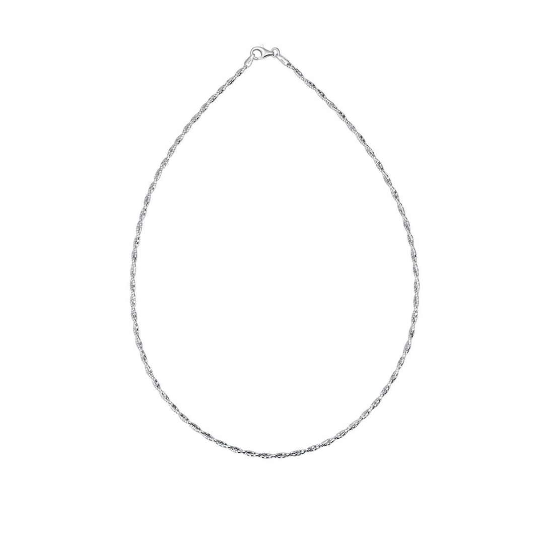 11593 Stříbrný řetízek XAVER 40 cm | šířka 3 mm