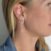 10478 Stříbrné náušnice DANIELA  Ag925/1000; ≤1,83 g