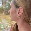 10486 Stříbrné náušnice FREJA pozlacené  Ag925/1000; ≤3,06 g
