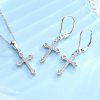 10125 stribrny set sperku kriz nausnice a retizek s priveskem objednejte na majya