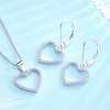 10134 stribrny set sperku srdce nausnice a retizek s priveskem pouze na majya cz