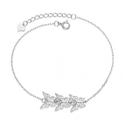 10090 srebrna bransoletka trzy motyle dla kobiet na prezent od maja