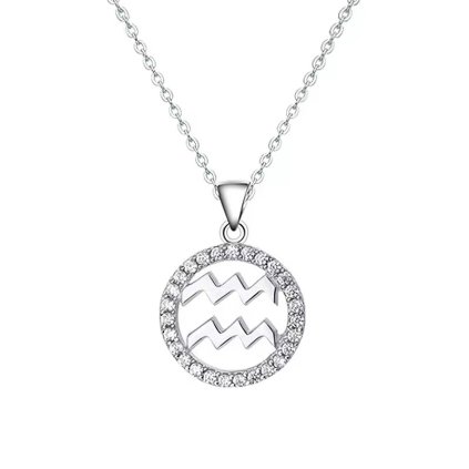 10911 srebrny wisiorek aquarius kup w majya cz