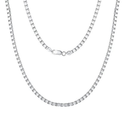 11469 Srebrny łańcuszek Mason 50 cm szerokość 1,5 mm majya.pl 1