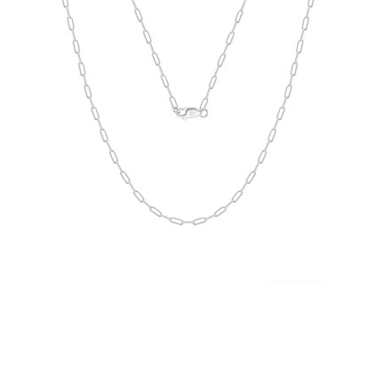 11507 Srebrny łańcuszek Jonas 55 cm szerokość 1,8 mm majya.pl